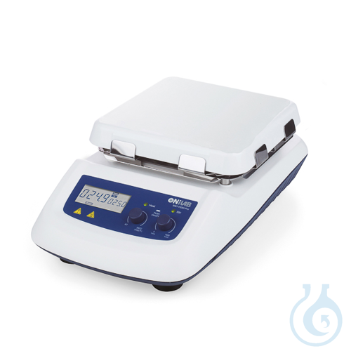 Digital magnetic stirrer with heating, Onilab MS7-H550-Pro series, 20L, EU plug - Luminix Health