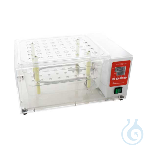 Transparent thermostatic bath, LBX WB-T, 1 pc, EU plug - Luminix Health
