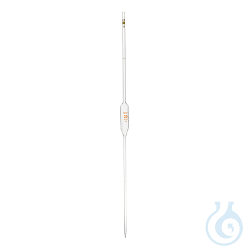 Volumetric pipette with two marks, class A, 1 ml, 6 pcs
