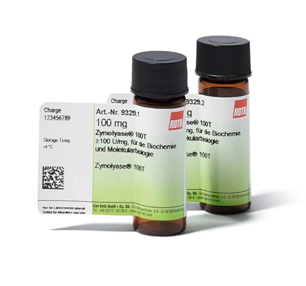 Zymolyase® 100T, min. 100 U/mg, for biochemistry and molecular biology, 100 mg - Luminix Health