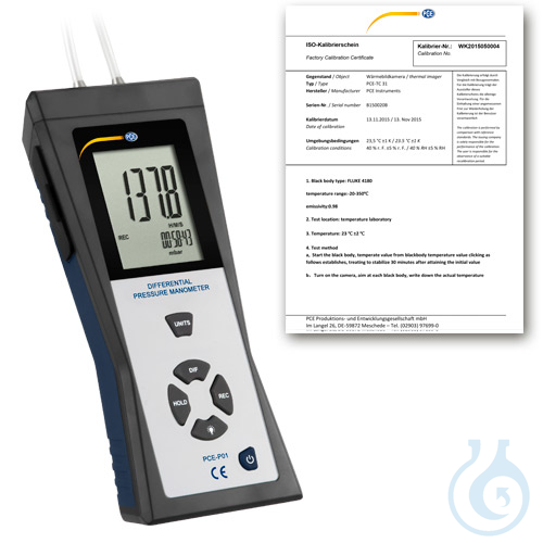 Digital Manometer PCE-P01-ICA - Luminix Health