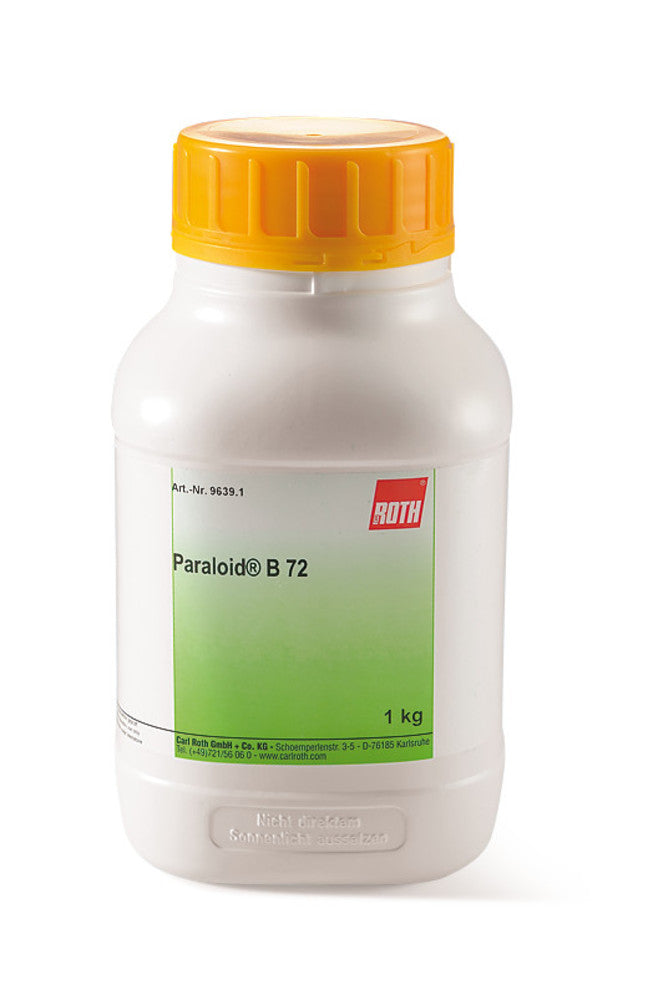 ParaloidTM B 72, clear acrylic resin, 1 kg, plastic - Luminix Health