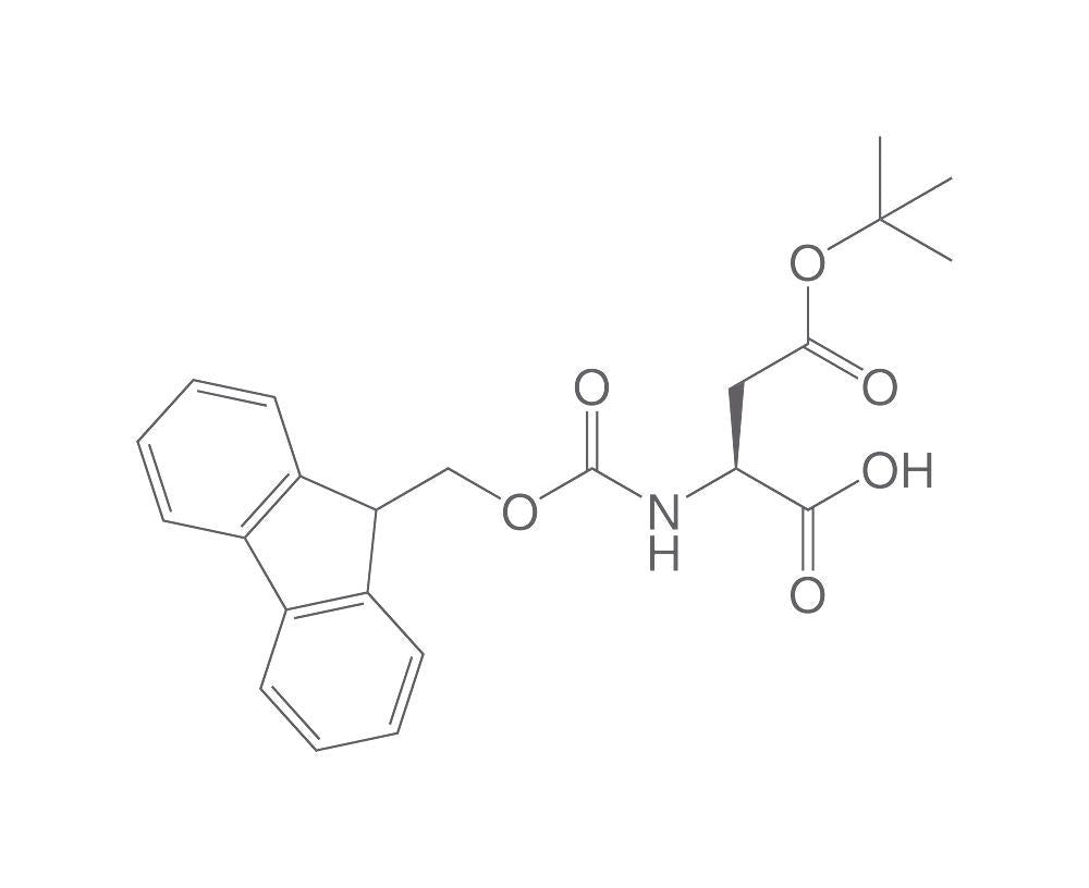 Fmoc-L-Aspartic acid-(OtBu), PEPTIPURE® min. 96 %, for biochemistry, 5 g, glass - Luminix Health