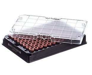 CRYO.S biobank tubes, 300 µL, 2D codes, rack with 9