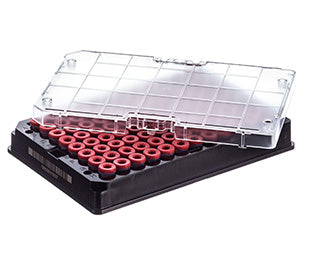 CRYO.S biobank tubes, 300 µL, 2D codes, rack with 9