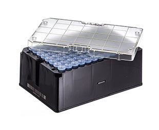 CRYO.S biobank tubes, 1000µL, 2D codes, rack with 9