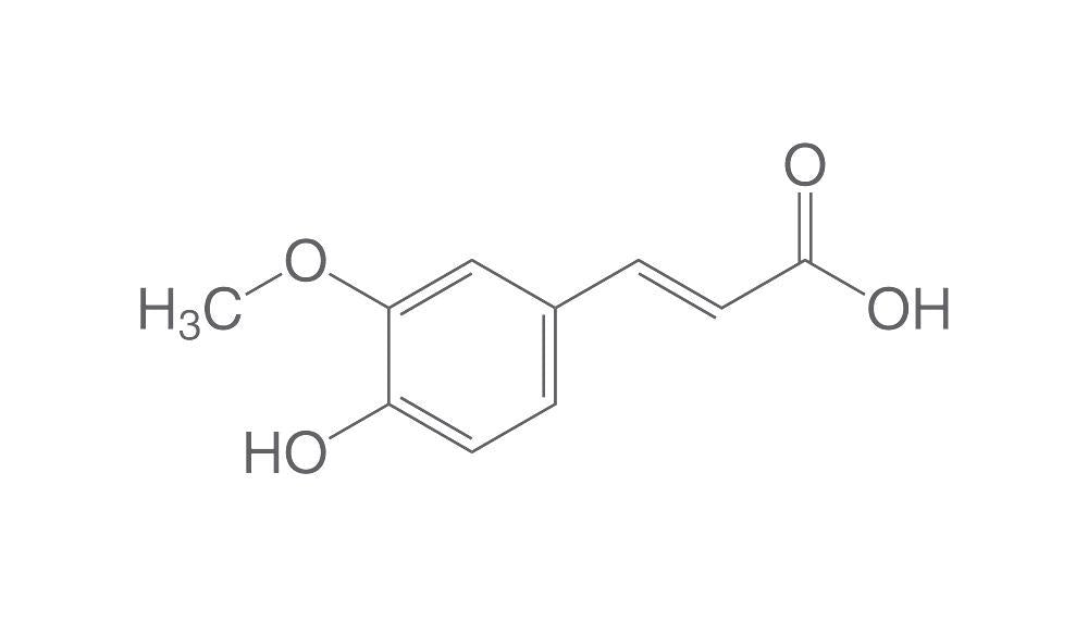 trans-Ferulic acid, ROTICHROM® CHR, 10 g, plastic - Luminix Health