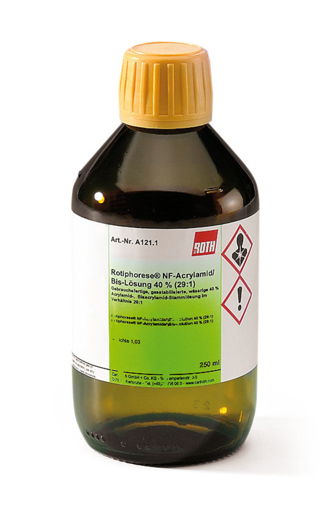 ROTIPHORESE® NF-Acrylamide/Bis solution, 40% acrylamide-/bisacrylamide, 100 ml - Luminix Health