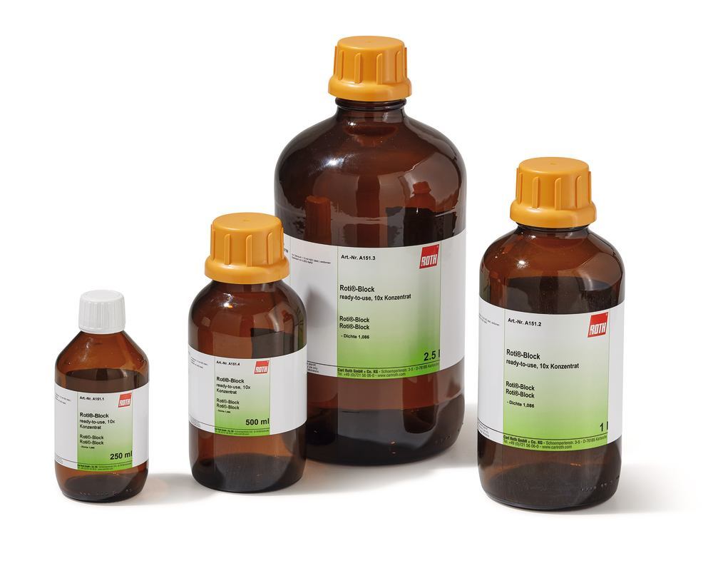 ROTI®Block, potein free, ready-to-use, 10x conc., 250 ml, glass - Luminix Health