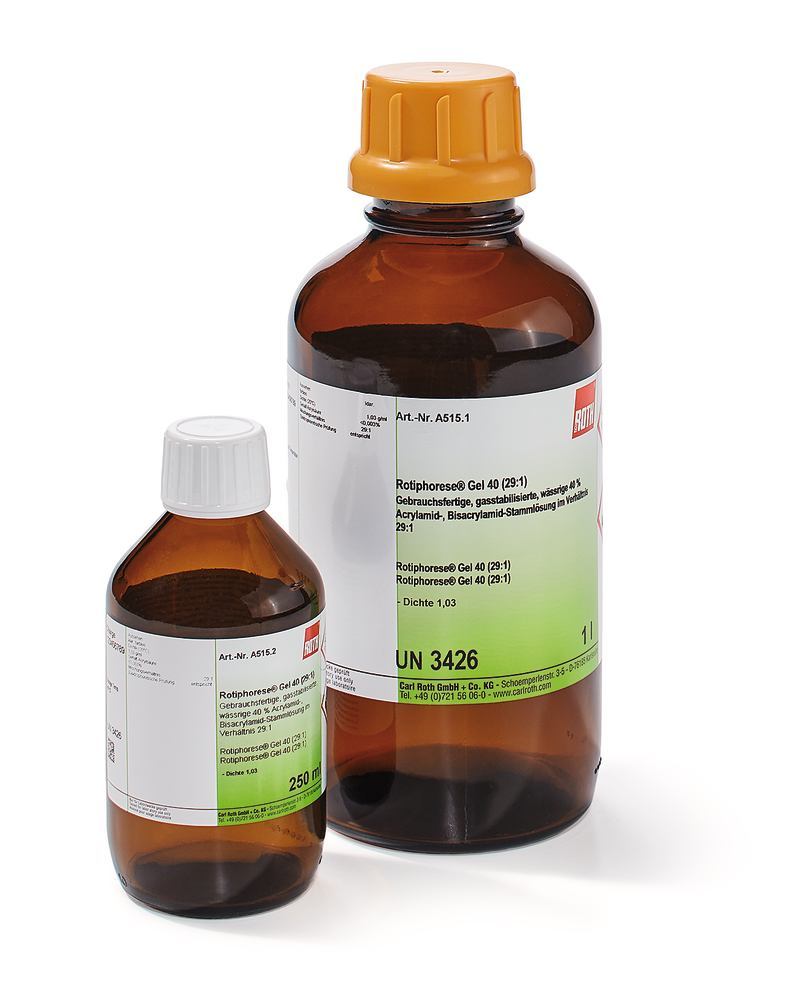ROTIPHORESE® Gel 40 (29,1), 40% acrylamide/bisacryl. stock solut., 250 ml - Luminix Health