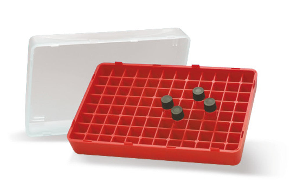 Storing box, PP, with insert f. 96 vials, max. Ø 12 mm - Luminix Health