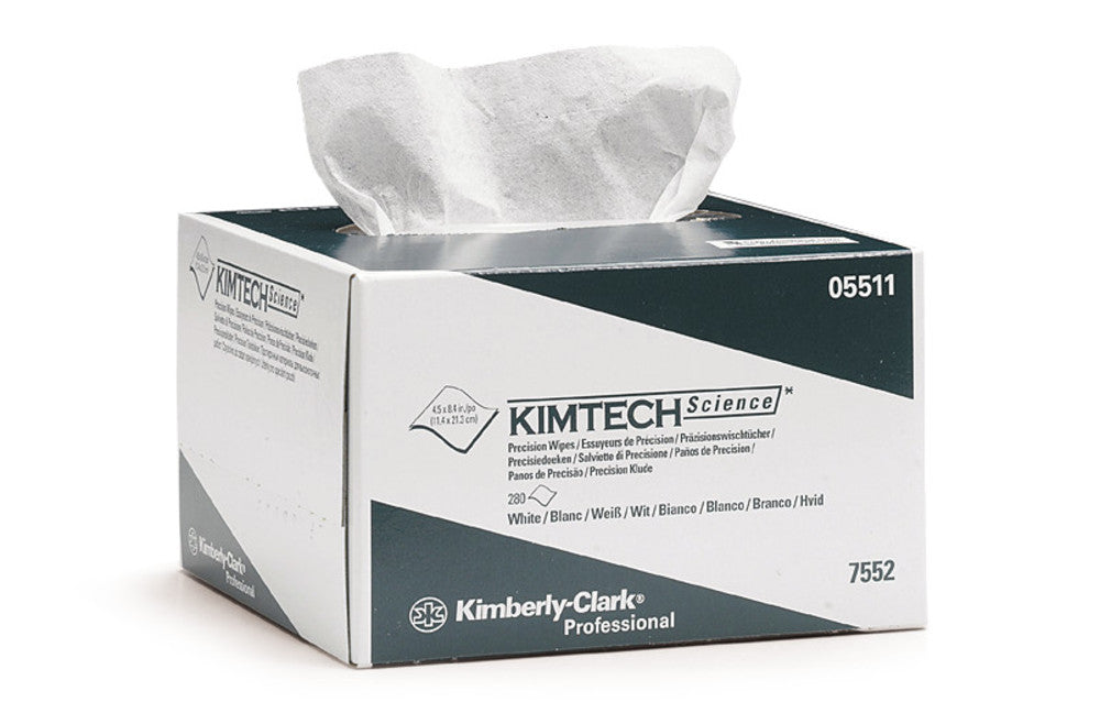 KIMTECH® Science prec. tissues, 1-ply, white, cellulose, 285x310 mm, 198 p/box - Luminix Health