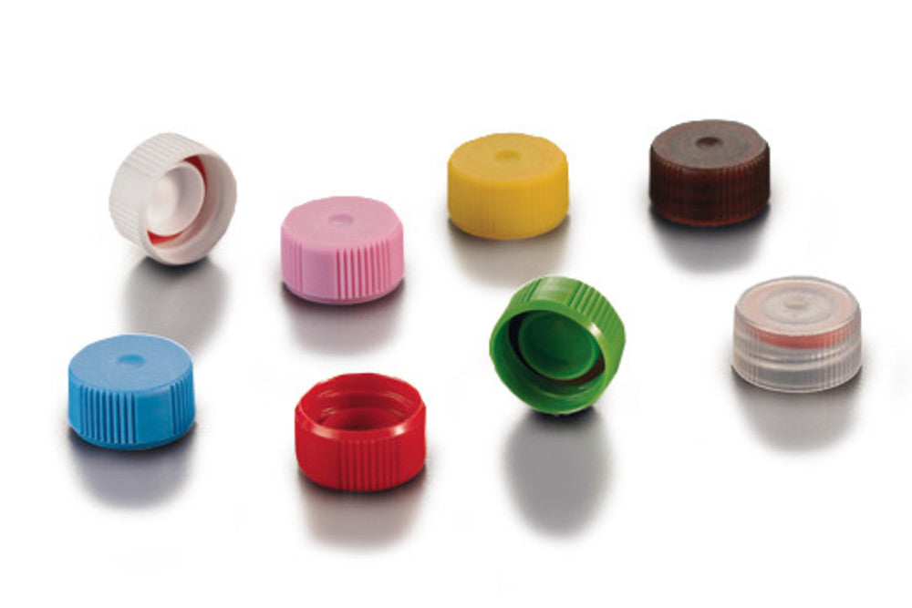 Caps for reaction vials, assorted colours, 1000 unit(s) - Luminix Health