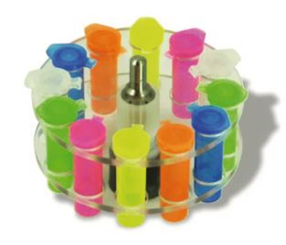 Spare Holder, for 12 centrifuge tubes 1.5 / 2.0 ml, 1 unit(s) - Luminix Health