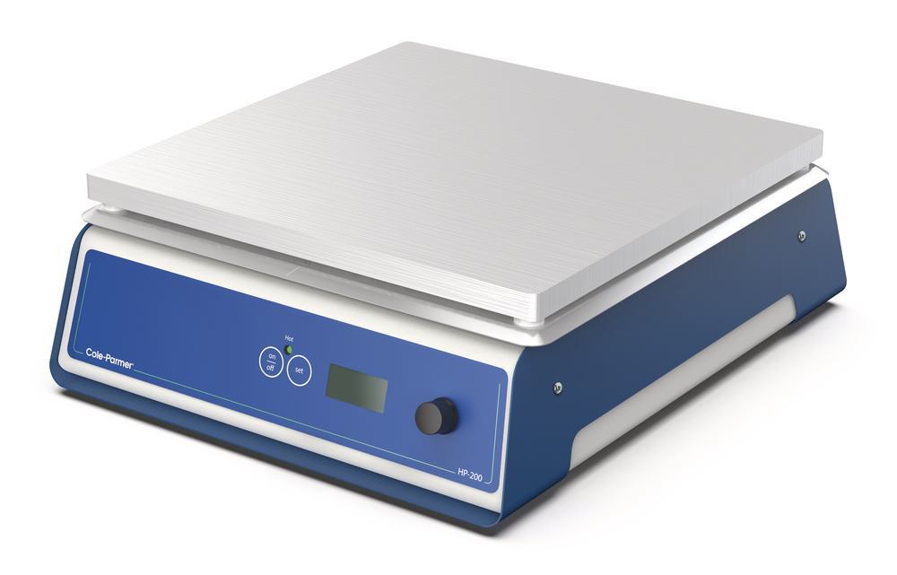 Digital hot plate HP-200D-L-S, hot pl. 300 x 300 mm, max. 300°C, 600W, 1 unit(s) - Luminix Health