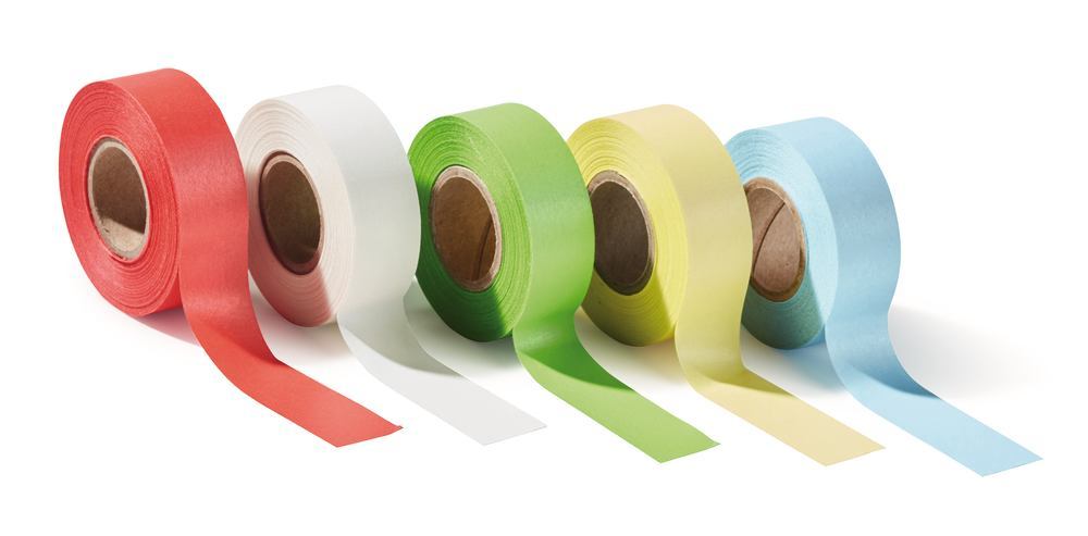 Roti®-Tape-marking tape assortment, 5 colours, length 12.7 m, width 13 mm, 1 set - Luminix Health