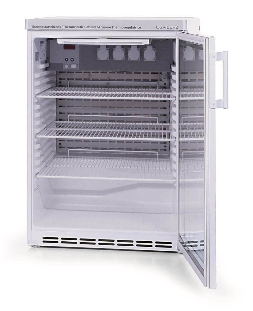Thermostat cabinet with glass door, TC 140 G, 140 l, +2 to +40 °C,, 1 unit(s) - Luminix Health