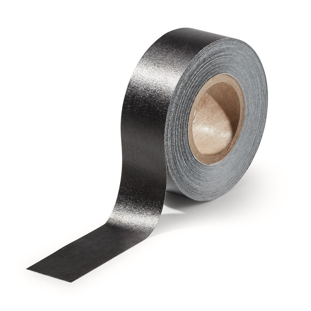 Roti®-Tape-marking tape, black, L 12.7 m, W 13 mm, inner-Ø 2.54 cm, 1 roll(s) - Luminix Health