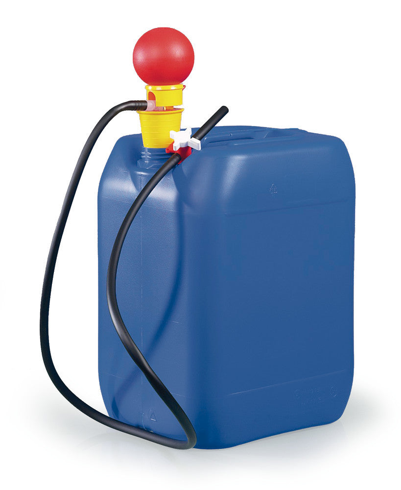 OTAL-hand pump hose with stopcock, PP, 12 l/min, for containers max. 60 l - Luminix Health