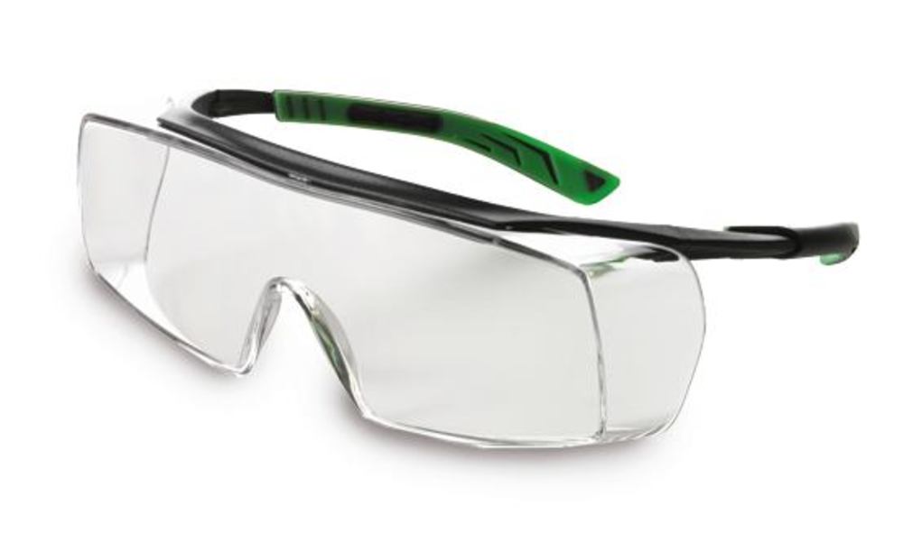 Over-goggles 5X7, lens clear, frame colour gun metal/green, 1 unit(s) - Luminix Health