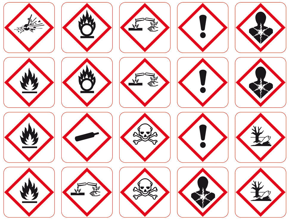 Signal words for caution/hazard, 25 sheet(s) - Luminix Health