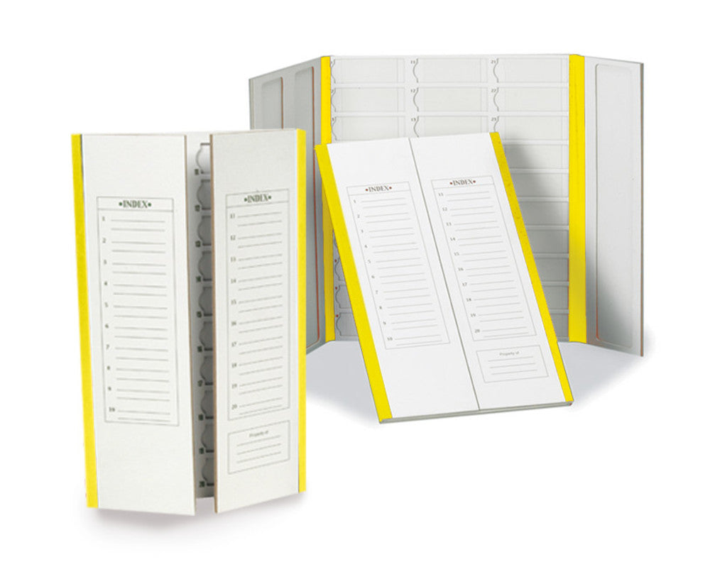 Preparation folders, yellow, for 20 microscope slides, 1 unit(s) - Luminix Health