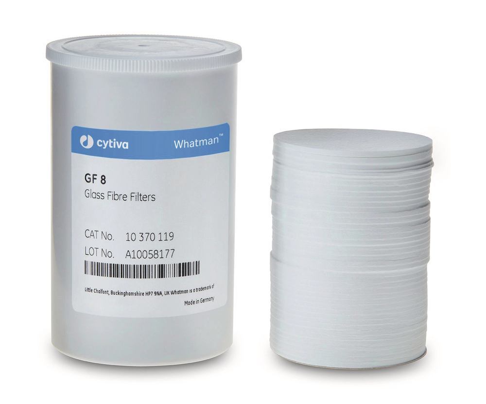 Glass fibre filter paper - round filters, type GF 8, Ø 90 mm, 100 unit(s) - Luminix Health