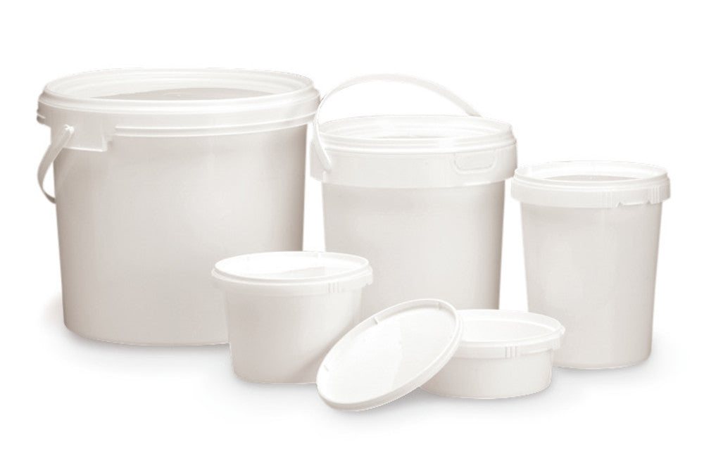Disposable bucket, PP, white, 300 ml, 100 unit(s) - Luminix Health