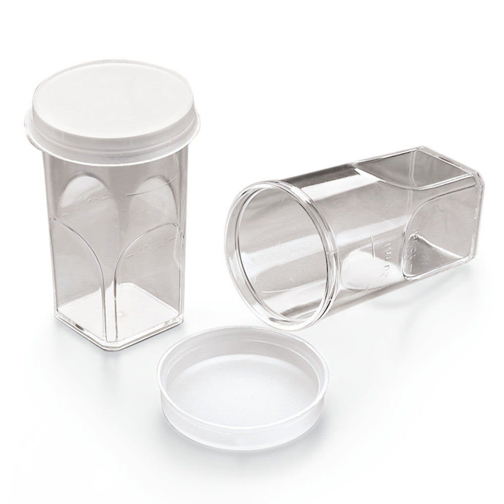 Sample vessels for cell counters, Volume 25 ml, 1000 unit(s) - Luminix Health