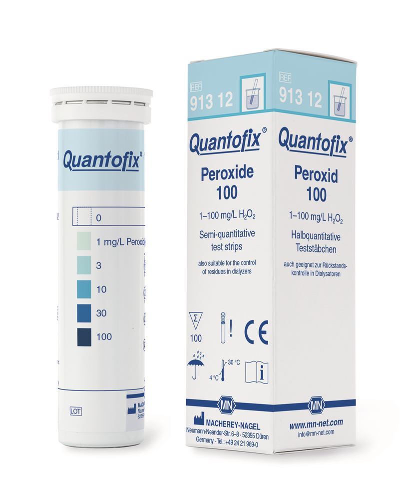 Quantofix® test strips, peroxide II, L 95 x W 6 mm, 100 unit(s) - Luminix Health