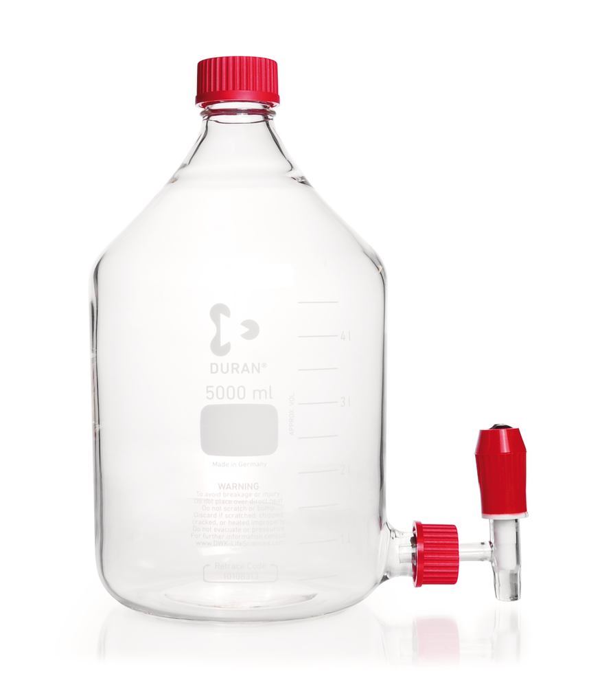 DURAN®-settling bottle 5000 ml, with GL 45 thread, 1 unit(s) - Luminix Health