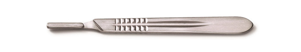 Rotilabo®-scalpel handle, no. 4, stainless steel, short, 1 unit(s) - Luminix Health