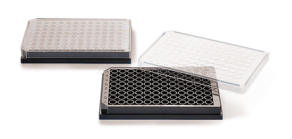 Rotilabo®-microtest plates, black, 96-well, flat bottom, 100 unit(s) - Luminix Health