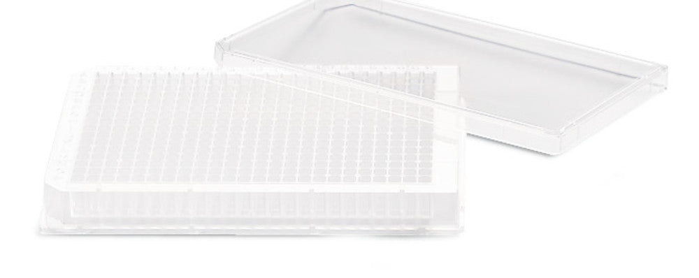 Rotilabo®-384-well microtest plates, uncoloured, flat bottom, 100 unit(s) - Luminix Health