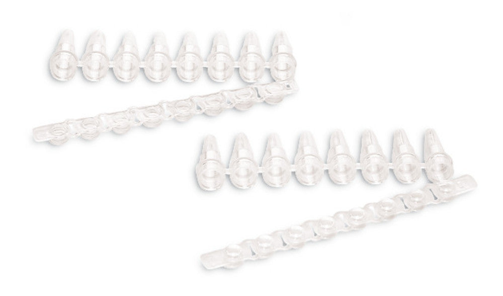 Rotilabo®-8-strip PCR reaction vials, PCR strips with convex cap strips - Luminix Health