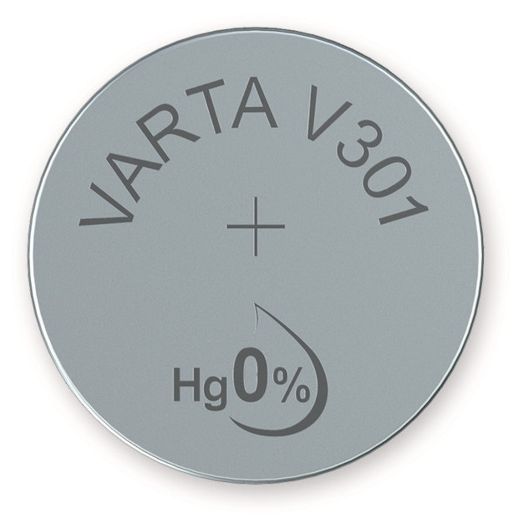 Button cell, V 301, silver, 1.55 V, 1 unit(s) - Luminix Health