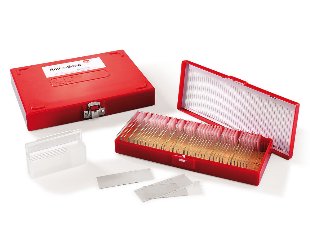 ROTI®Bond adhesion slides, in ROTILABO® slide box, 5 unit(s) - Luminix Health