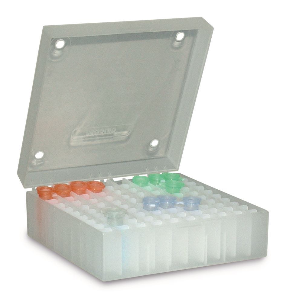 Rotilabo® cryogenic boxes, PP, natural, H 52 mm, 5 unit(s) - Luminix Health