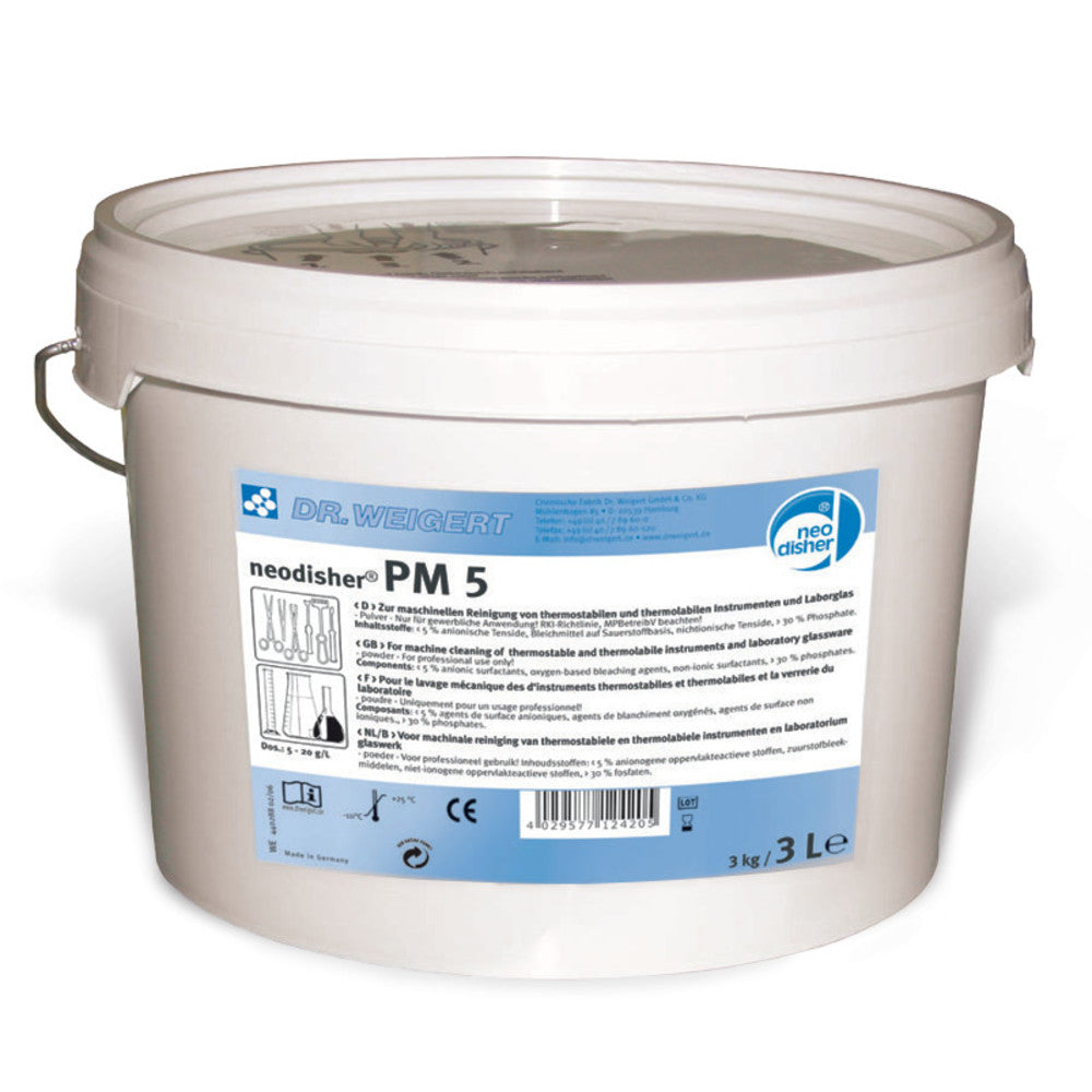 neodisher® PM 5, Mildly alkaline cleaner (powder), 3 kg - Luminix Health