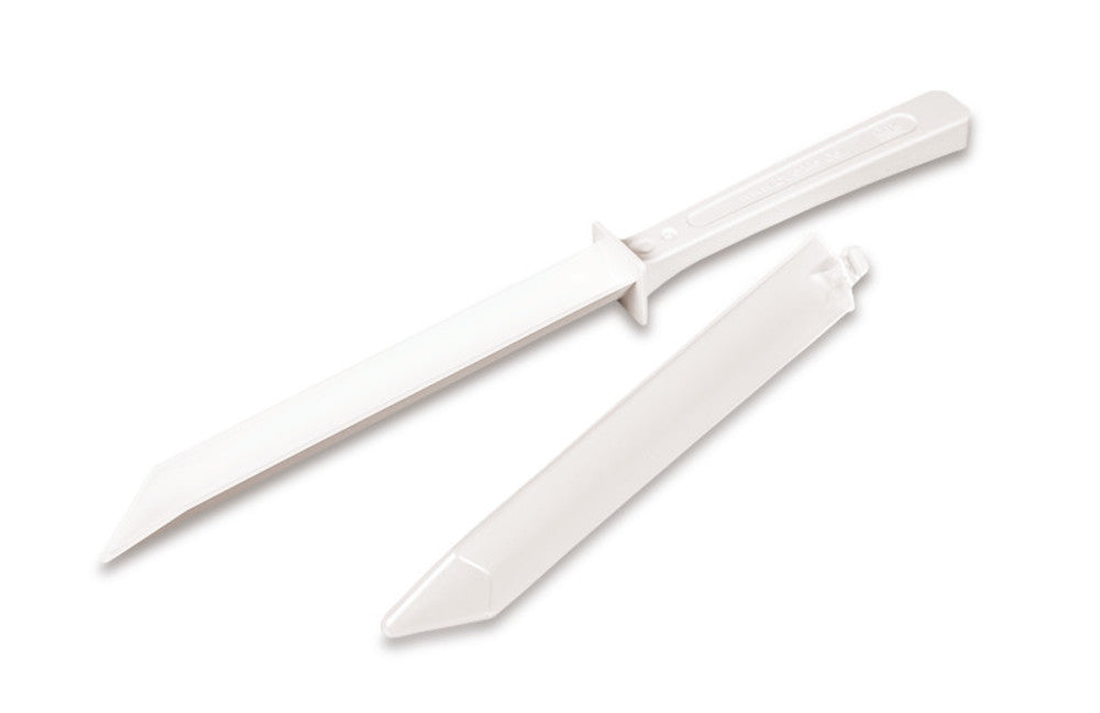 Sample spatula SteriPlast®, L 268 mm, PS, white, sterile, with lid, 10 unit(s) - Luminix Health
