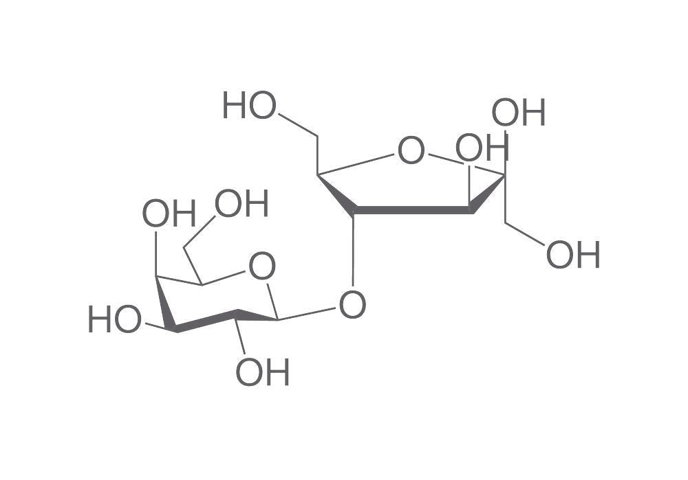 Lactulose, min. 98 %, for biochemistry, 10 g, plastic - Luminix Health