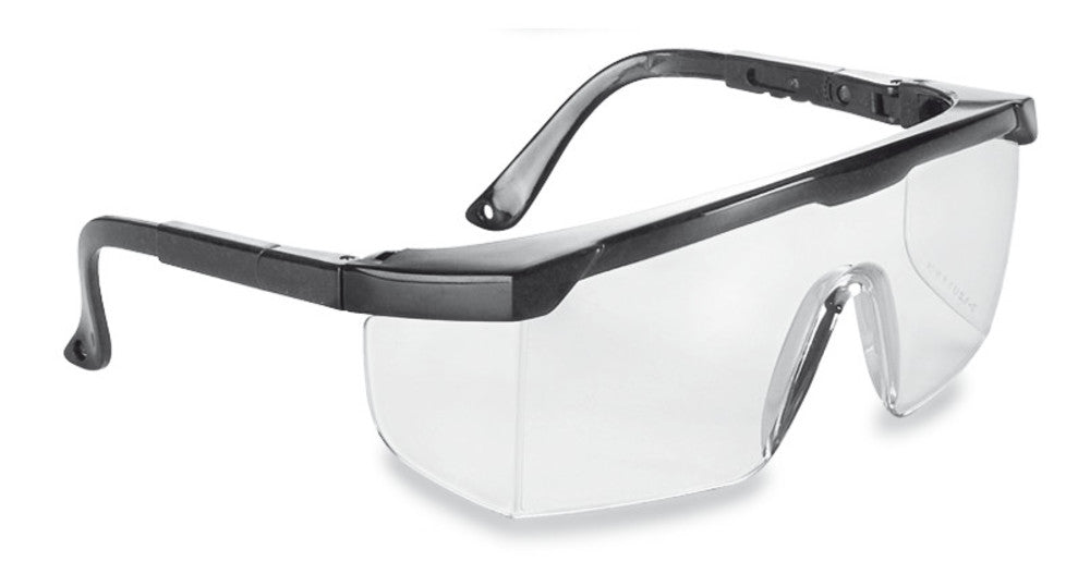 Safety glasses 511, normal type, black, anti-fog coated, 1 unit(s) - Luminix Health