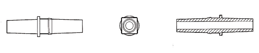 Rotilabo®-Luer-connectors, PP, transparent, LM on LM, 10 unit(s) - Luminix Health
