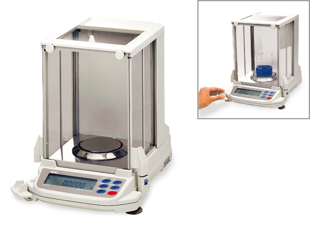 Analytical bal. GR-200(W), int. cal.,, weighing range 210 g, d=0,0001 g - Luminix Health