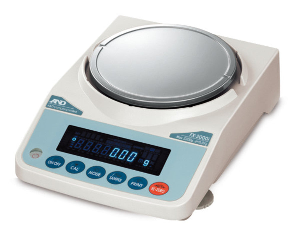 Precision balance FX-1200i-WP, weighing range 1200 g, ext. calibration - Luminix Health