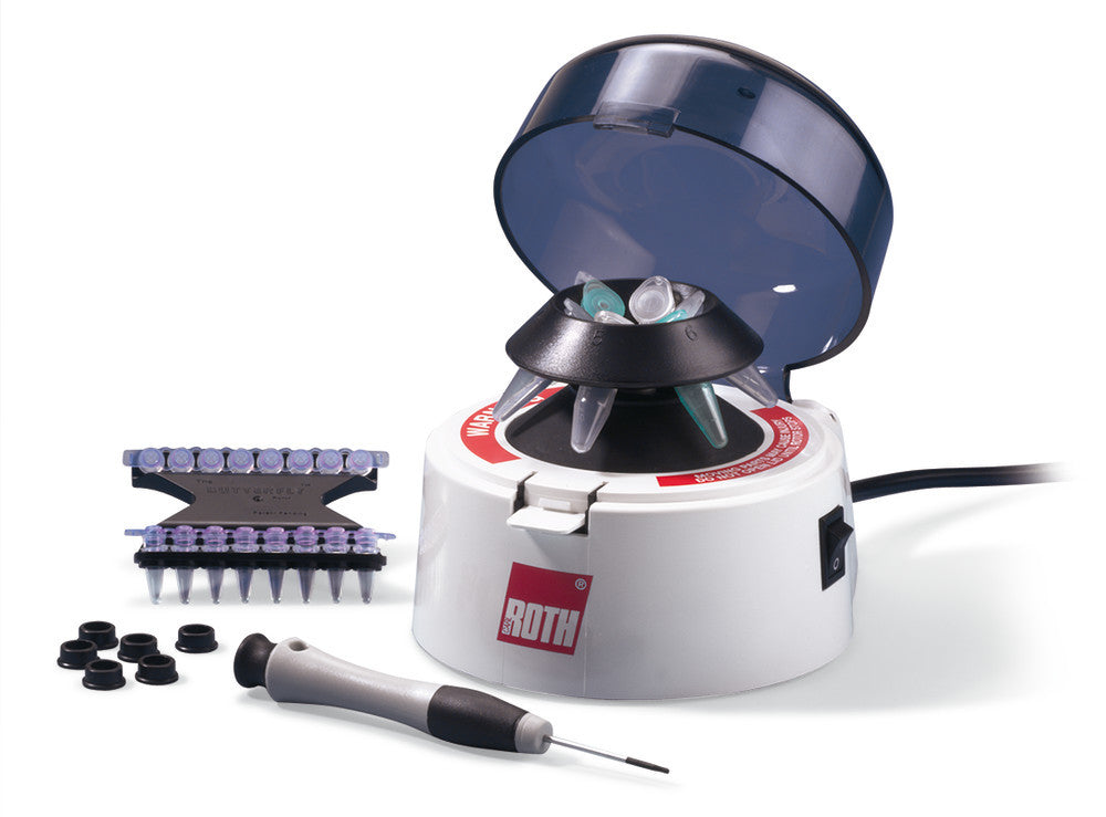 ROTILABO®-mini-centrifuge Uni-fuge, 6000/min, 2000 x g, W130xD150xH120 mm - Luminix Health
