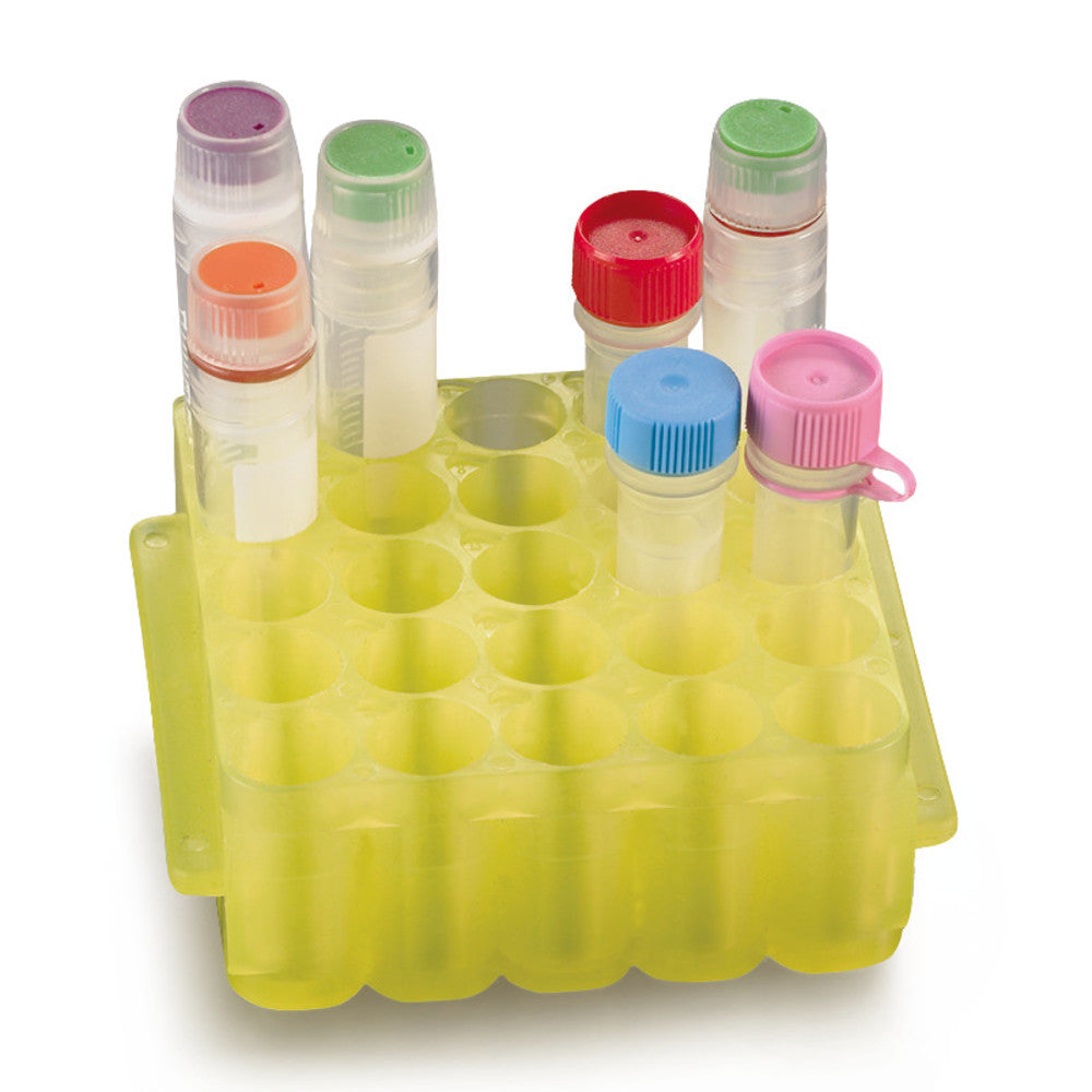 Mini reaction vial racks 2 in 1, PP, red, 10 unit(s) - Luminix Health