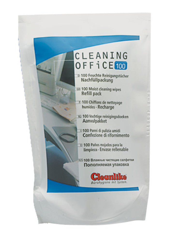 Wet wipes, with alcohol, refill pack with 100 wipes, 1 pack(s) - Luminix Health