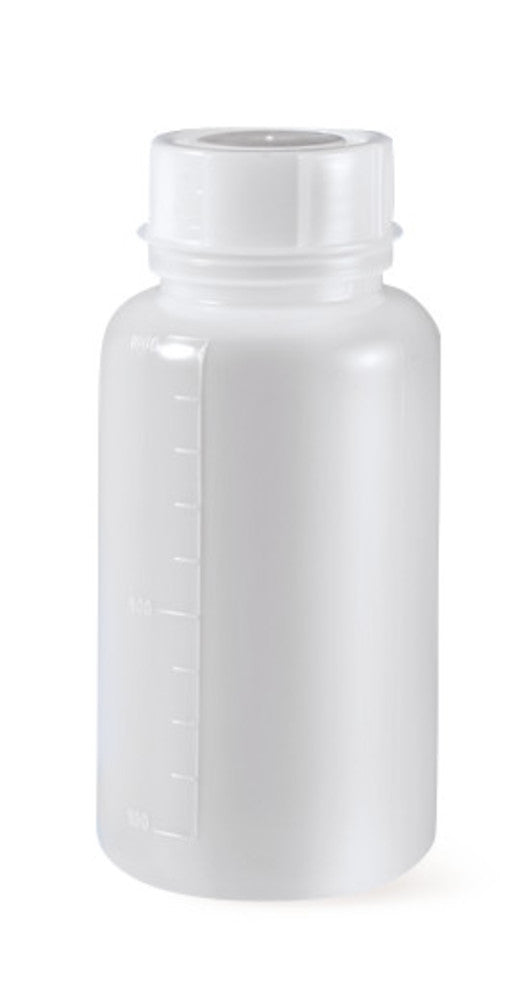 Wide neck bottles, LDPE, graduated, 250 ml, 6 unit(s) - Luminix Health