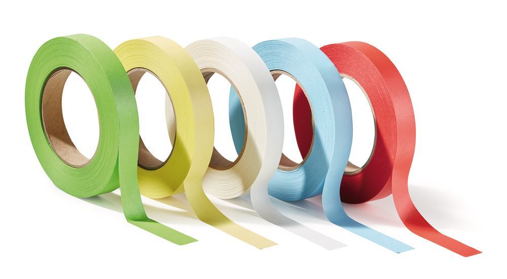 Roti®-Tape-marking tape assortment, 5 colours, length 55 m, width 13 mm, 1 set - Luminix Health
